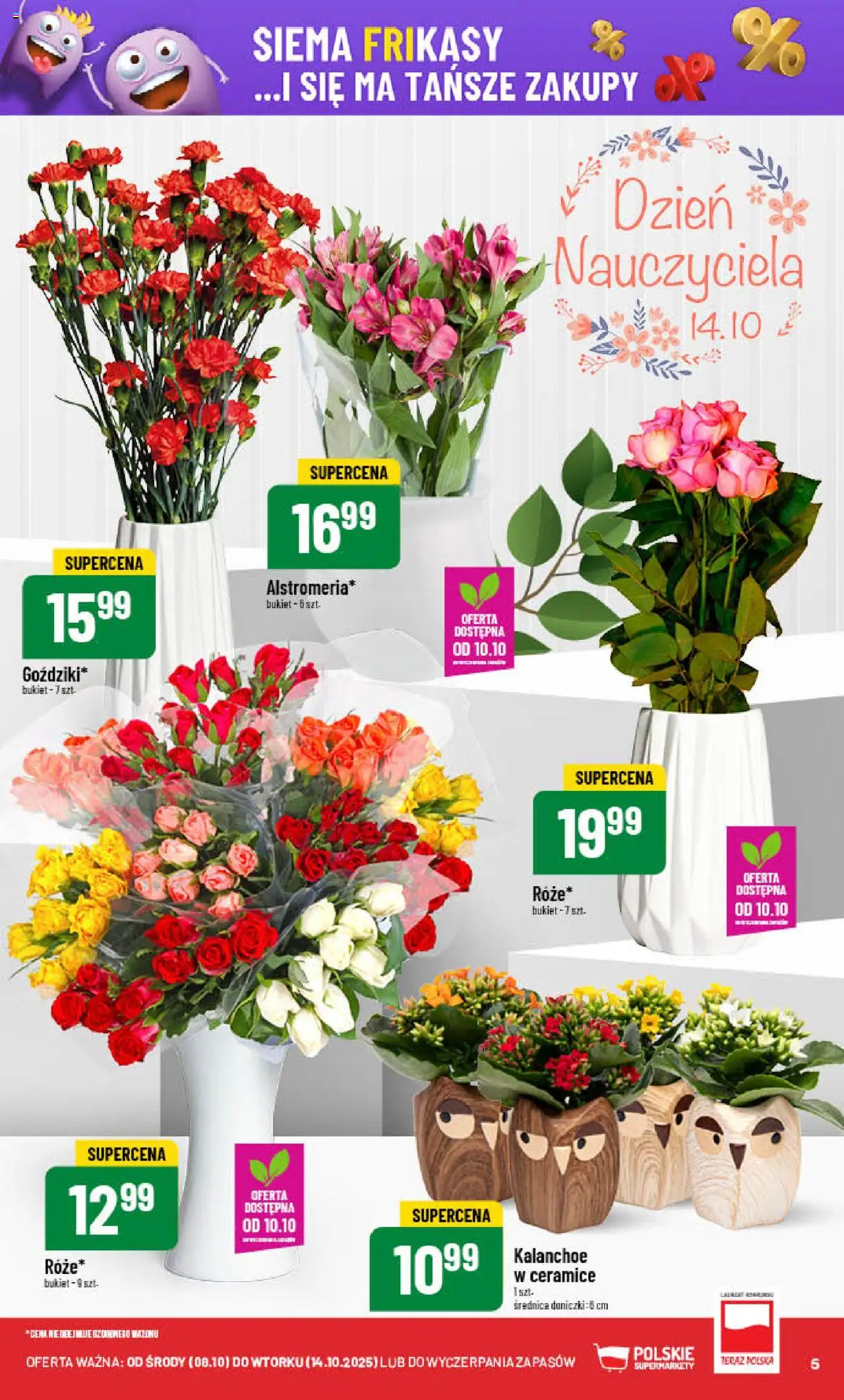 POLOmarket Gazetka od 08.10.2025 | Strona: 5 | Produkty: Kalanchoe