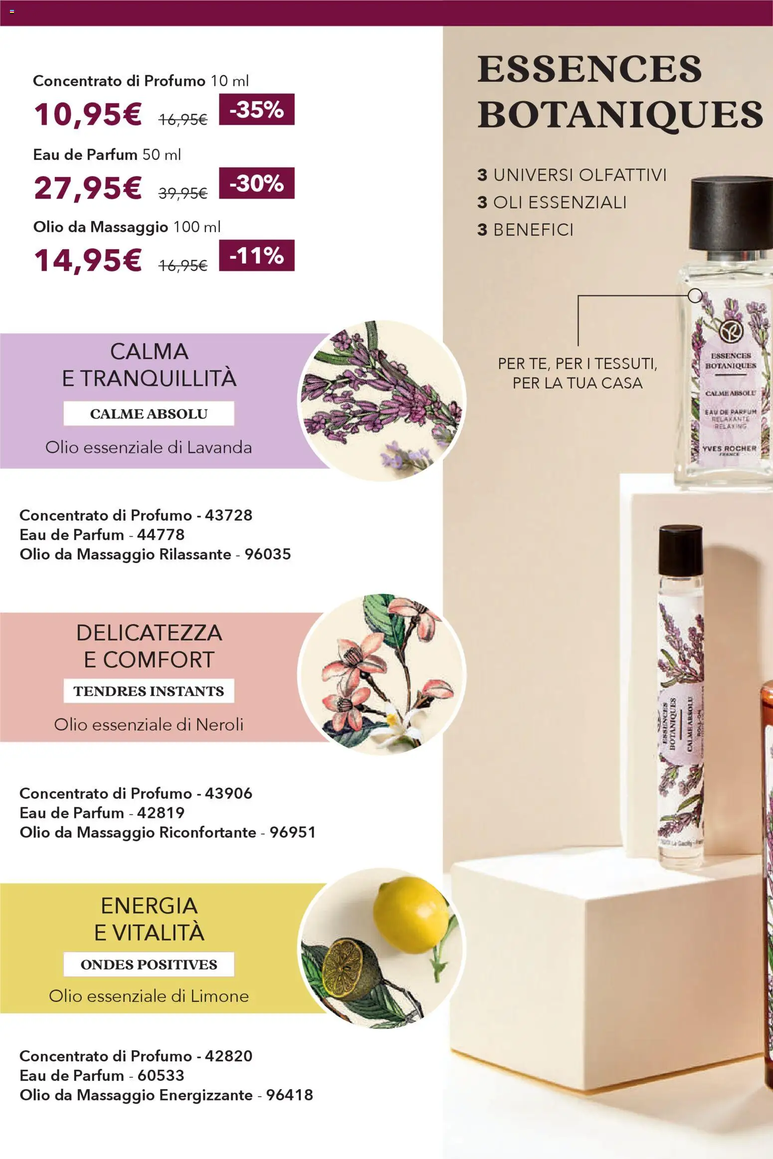 Volantino Yves Rocher del 30.01.2026 | Pagina: 10 | Prodotti: Limone, Olio, Lavanda, Profumo