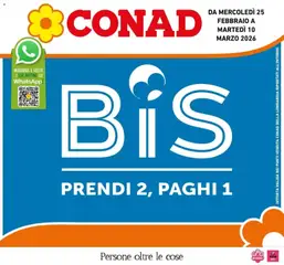 Anteprima del volantino Conad - BIS valido a partire dal 25.02.2026