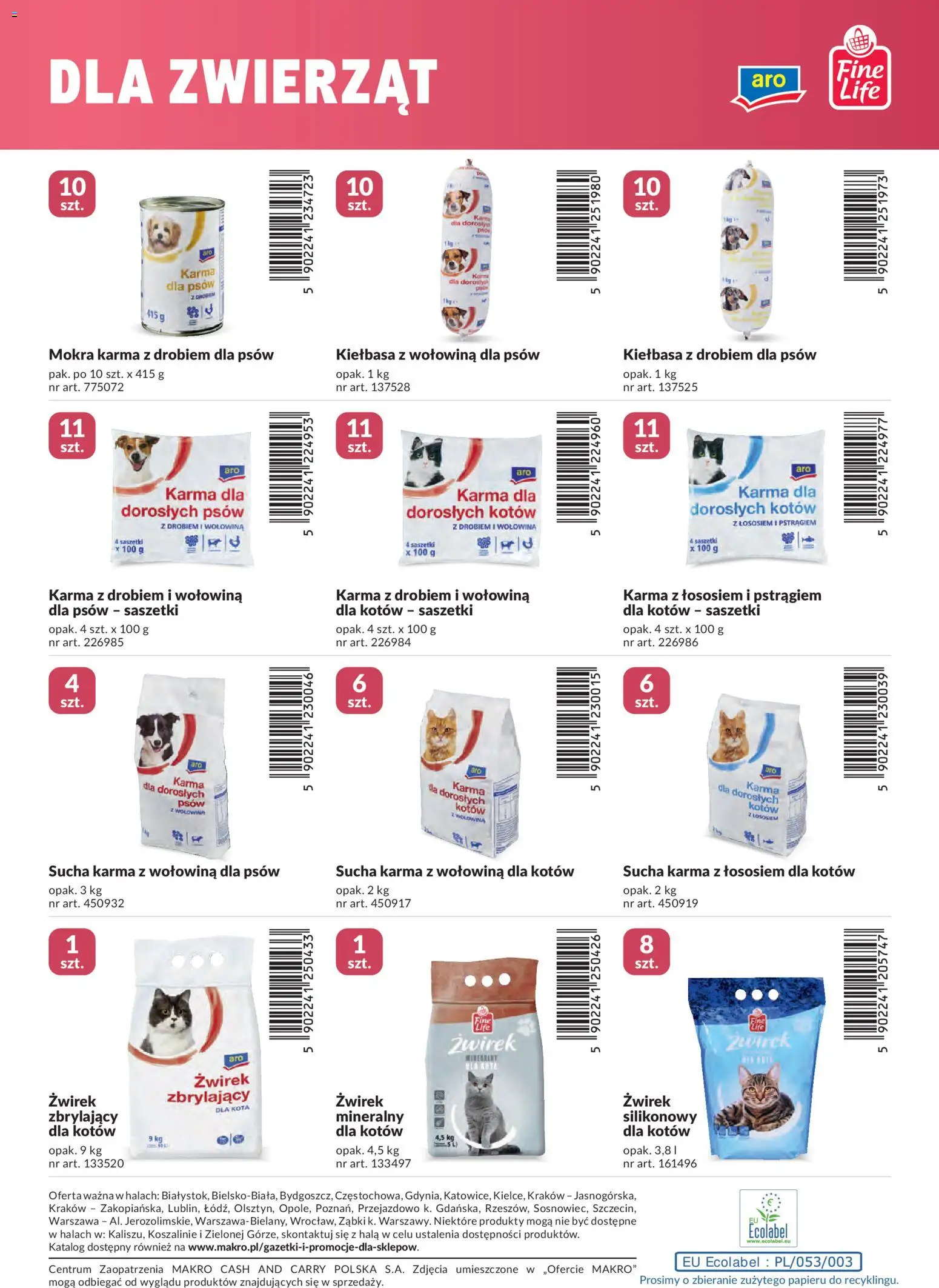 Makro gazetka - Marki własne dla Twojego sklepu od 23.04.2026 | Strona: 51 | Produkty: Kiełbasa, Wołowina, Karma dla psów