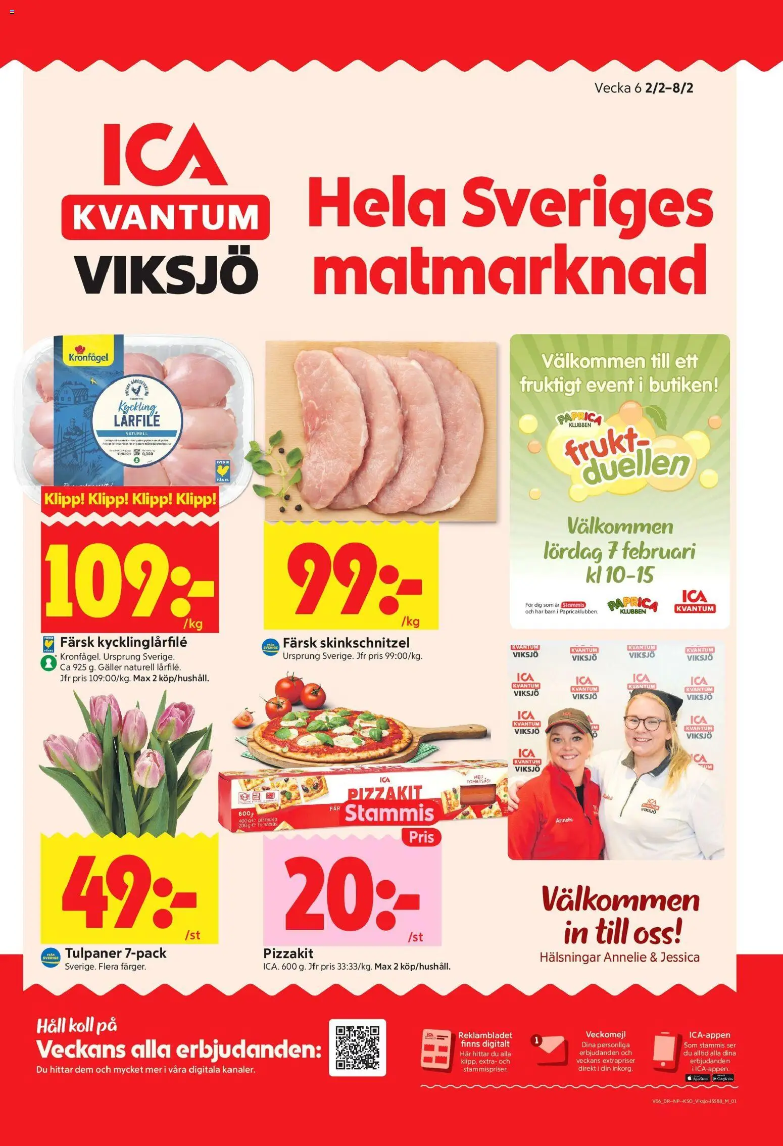 ICA Kvantum reklamblad aktuell från 02.02.2026 | Sida: 1