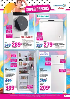 E.Leclerc folleto │ válido desde el 14.07.2025 | Página: 7 | Productos: Congelador, Lavadora, Nevera, Estante
