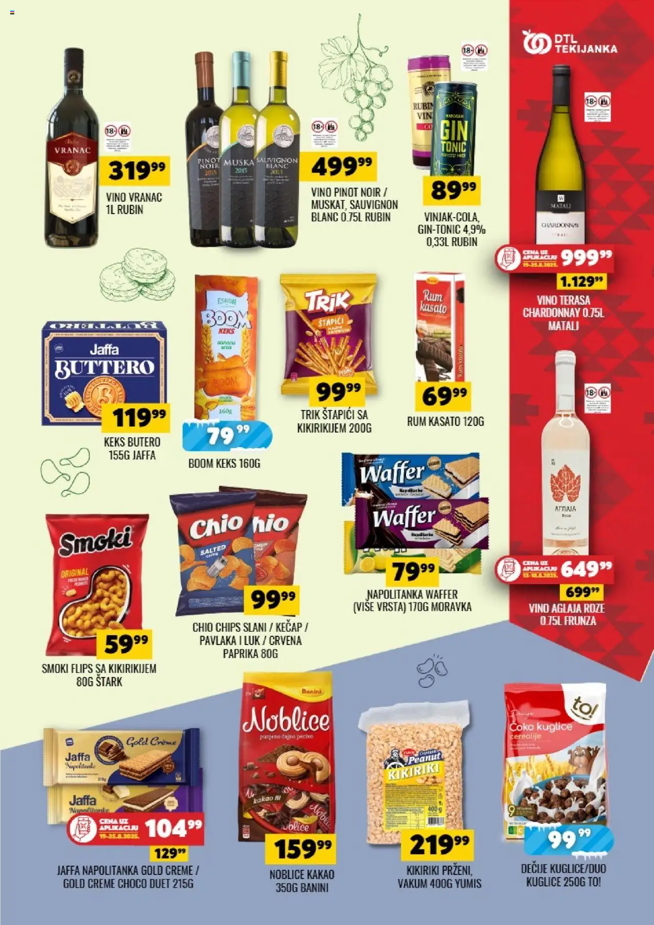 Tekijanka katalog - važi od 13.08.2025 | Strana: 11 | Proizvode: Chardonnay, Kikiriki, Vino, Pavlaka