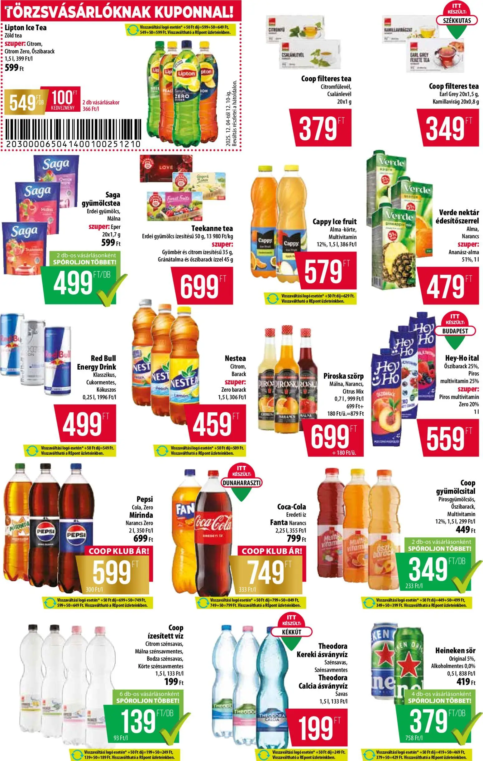 COOP akciós ujság - amely érvényes a következő dátumtól: 04.12.2025 | Oldal: 10