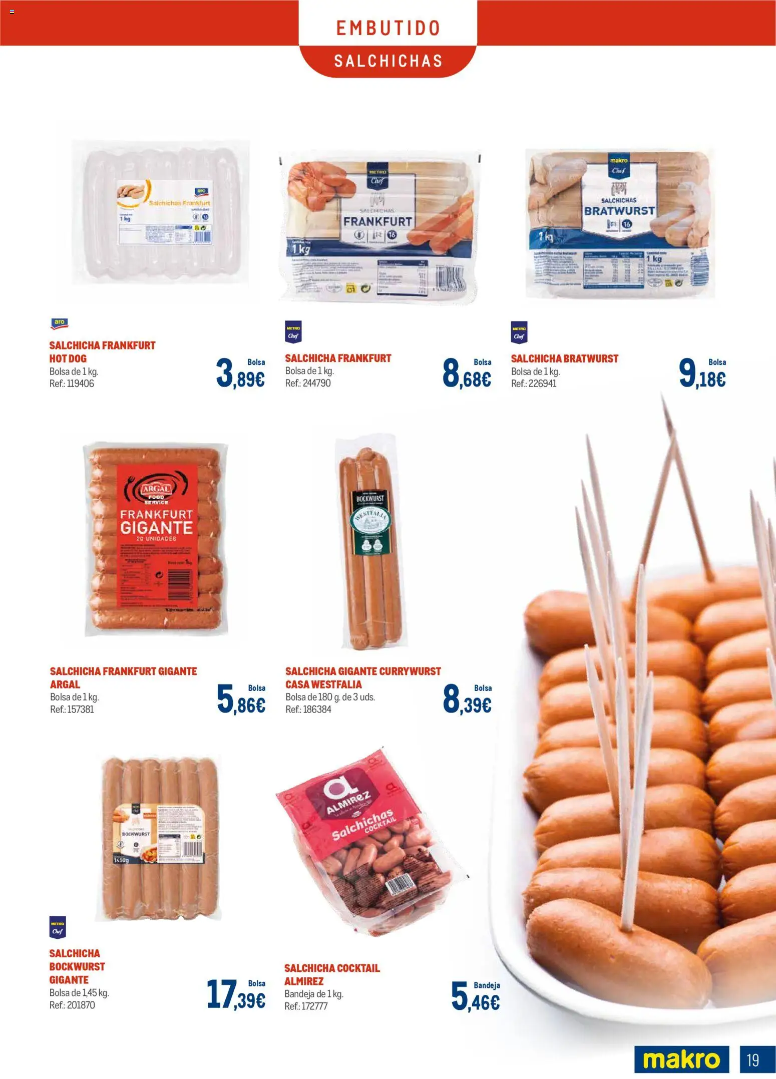 Makro - Charcuteria Canarias │ válido desde el 01.12.2025 | Página: 19 | Productos: Bolsa, Bandeja