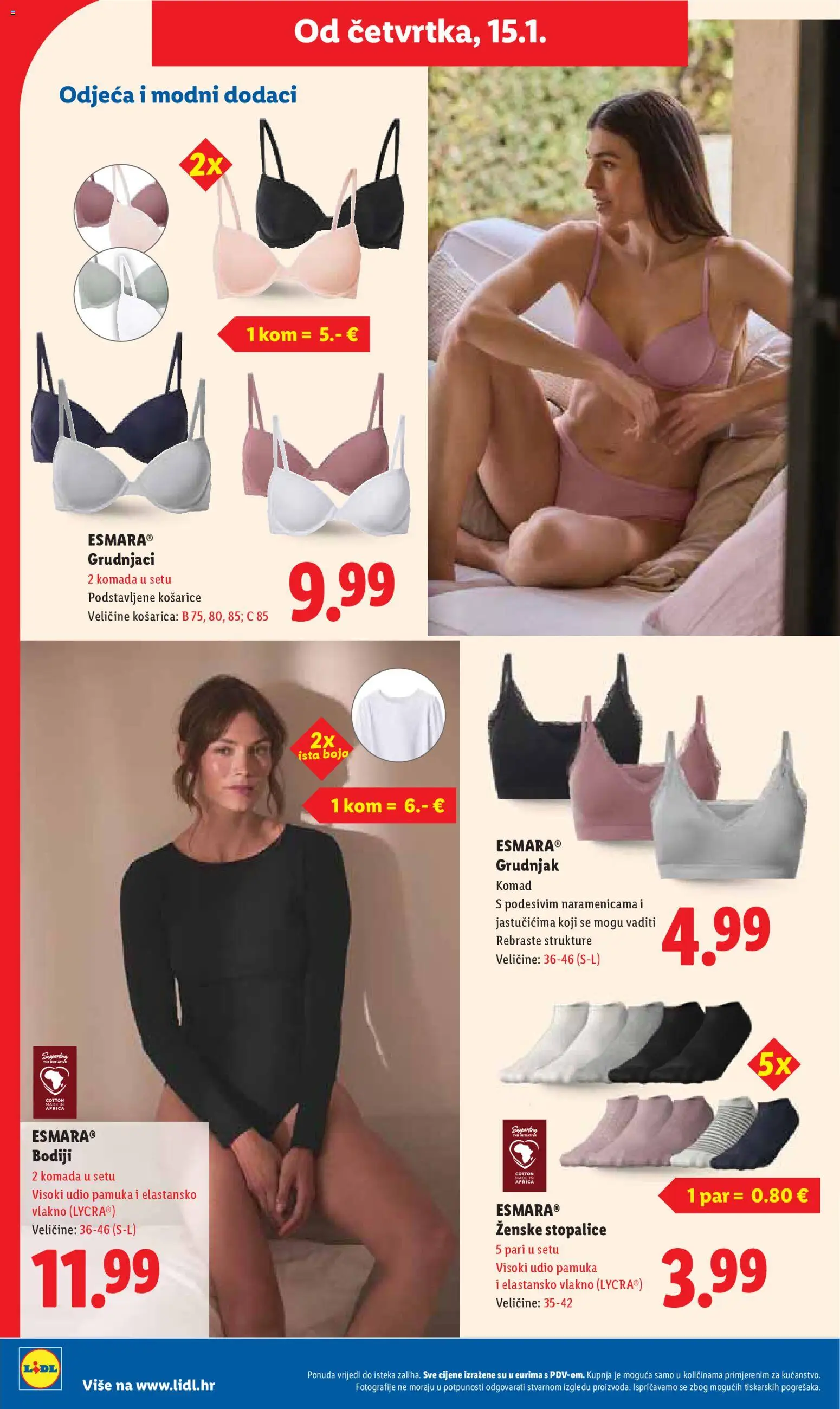 Lidl katalog | vrijedi od 12.01.2026 | Stranica: 26 | Proizvodi: Odjeća, Grudnjak