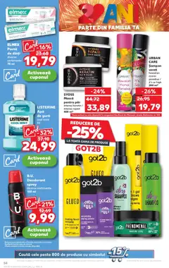 Kaufland RO akciós ujság - amely érvényes a következő dátumtól: 13.08.2025 | Oldal: 54 | Termékek: Sampon, Vegán, Só