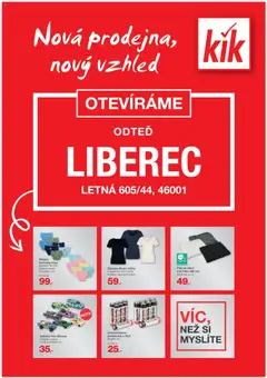 Náhled letáku Kik leták - Liberec od 12.08.2025
