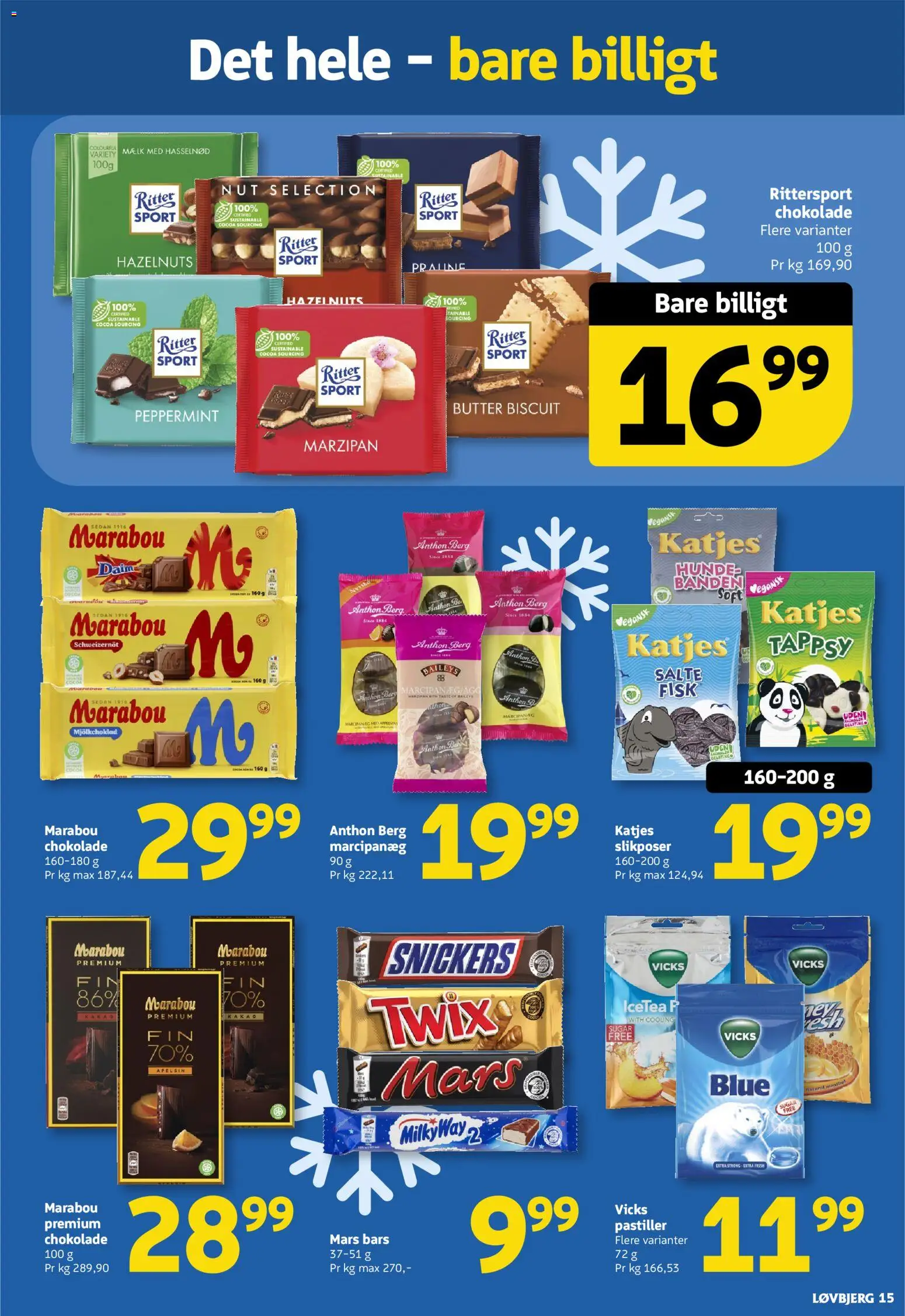 Løvbjerg tilbudsavis – gyldig fra 13.02.2026 | Side: 15 | Produkter: Amendoins, Æg, Kakao, Marcipan