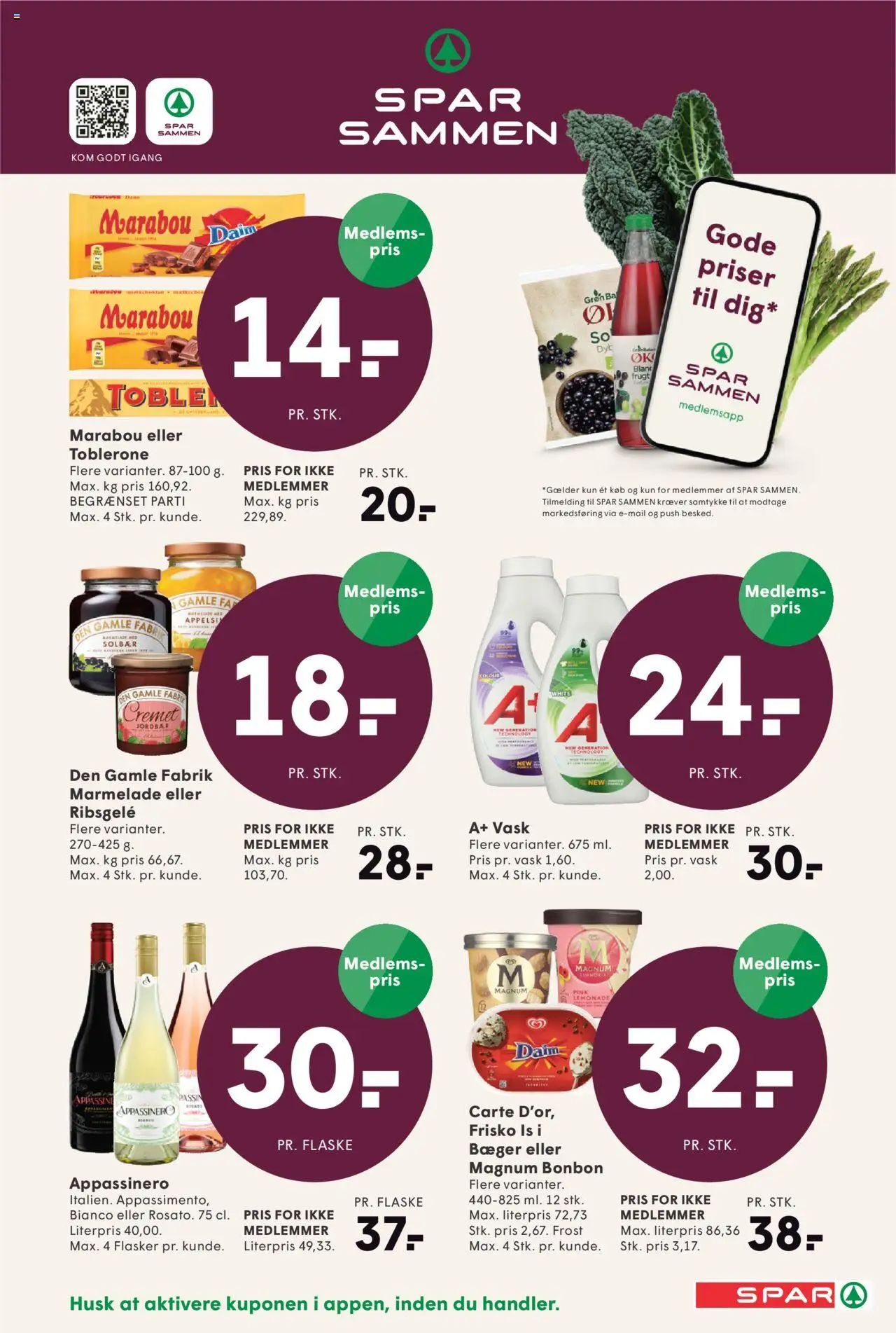 Spar Tilbudsavis gyldig fra 04.07.2025 | Side: 9 | Produkter: Ribsgele, Jordbær, Is, Marmelade