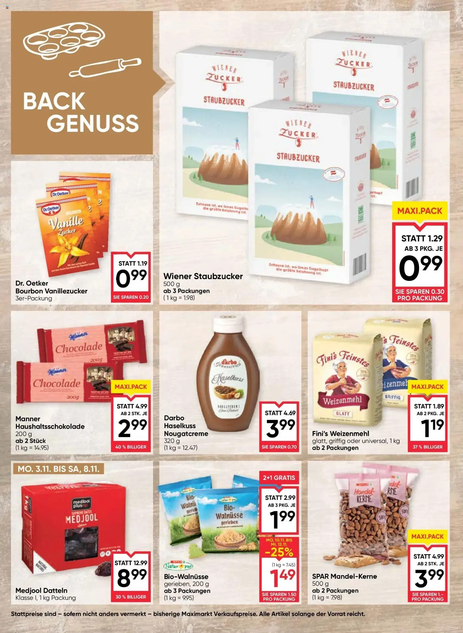 Maximarkt Anif, Bruck An Der Glocknerstraße gültig ab 06.11.2025 | Seite: 18 | Produkte: Zucker, Bourbon