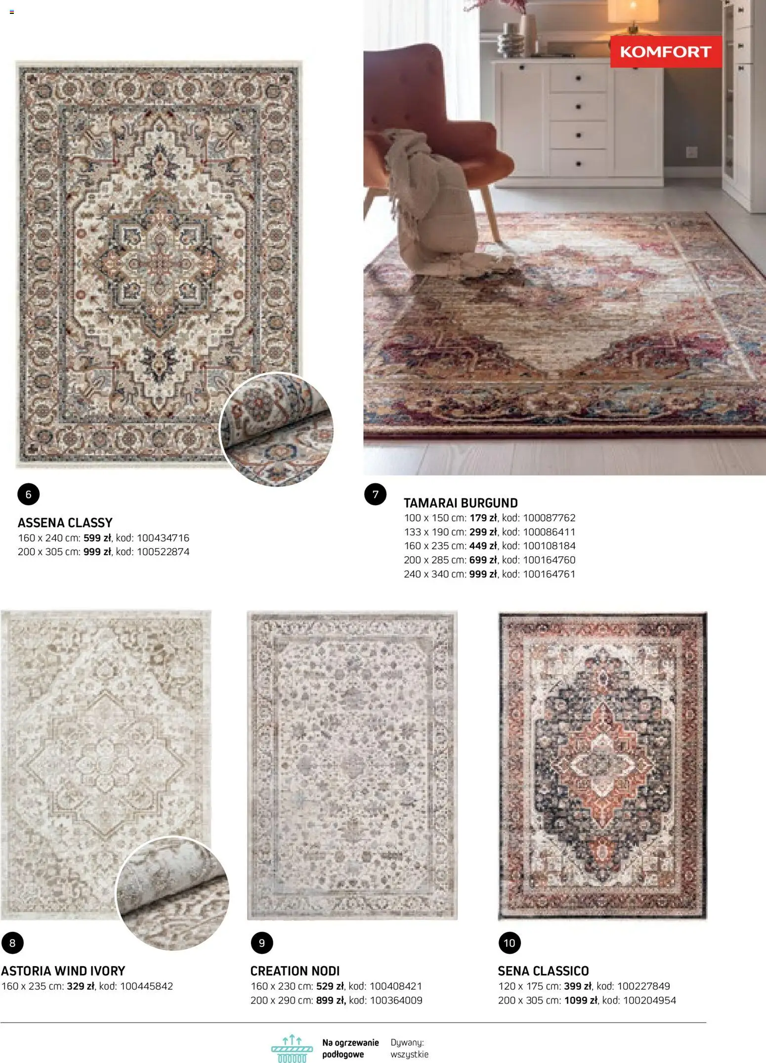 Komfort gazetka - Katalog dywanów od 17.03.2026 | Strona: 53 | Produkty: Dywany