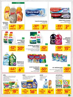 Tuš katalog akcije – veljaven od 25.03.2026 | Stran: 19 | Izdelki: Mehčalec, Toaletni papir, Zobna pasta, Mehcalec za perilo