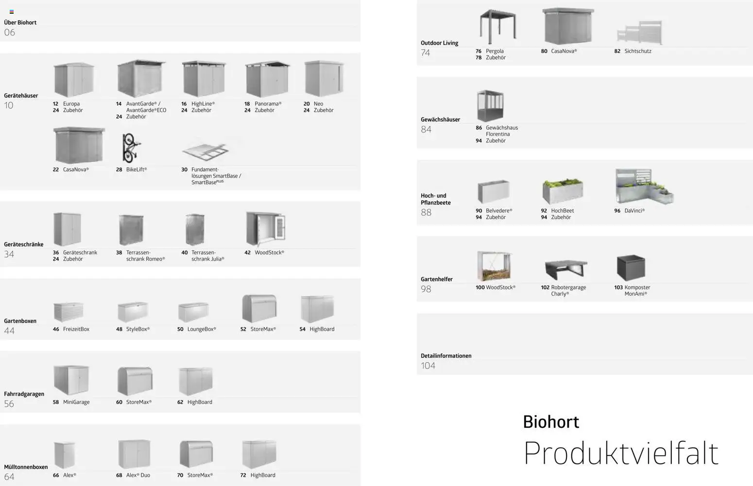 Dehner  Biohort – Metall für Garten & Terrasse gültig ab 05.01.2026 | Seite: 3 | Produkte: Schrank
