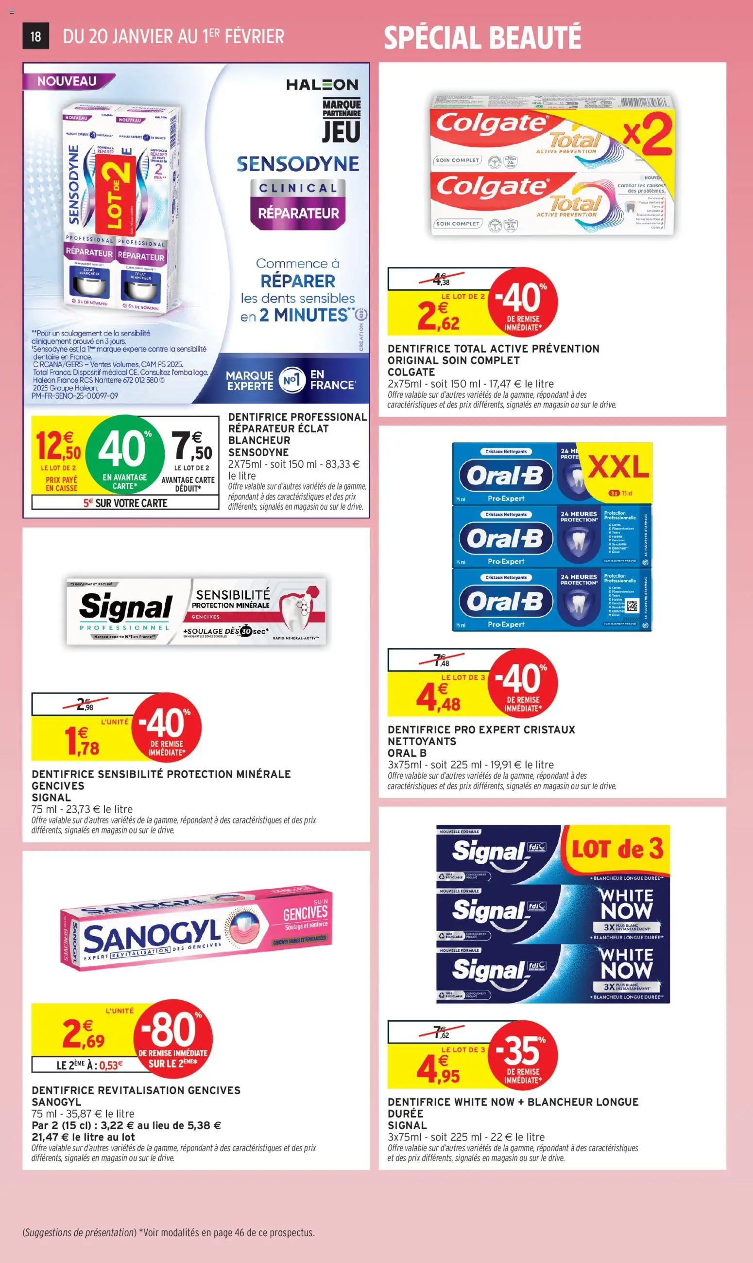 {H1} | Page: 18 | Produits: Dentifrice