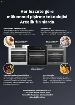 16.10.2025 tarihinden itibaren geçerli olan Arçelik kataloğu önizlemesi | Sayfa: 23 | Ürünler: Yağ, Fırın, Fan