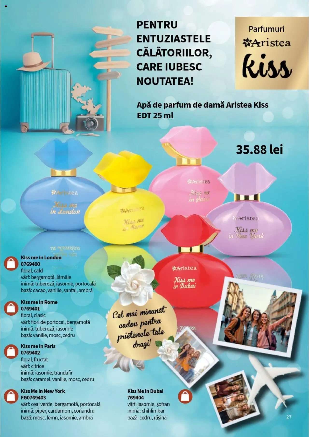 Catalog Lady’s – valabil de la 01.08.2025 | Pagină: 27 | Produse: Apă de parfum, Ceai, Apă, Lămâie
