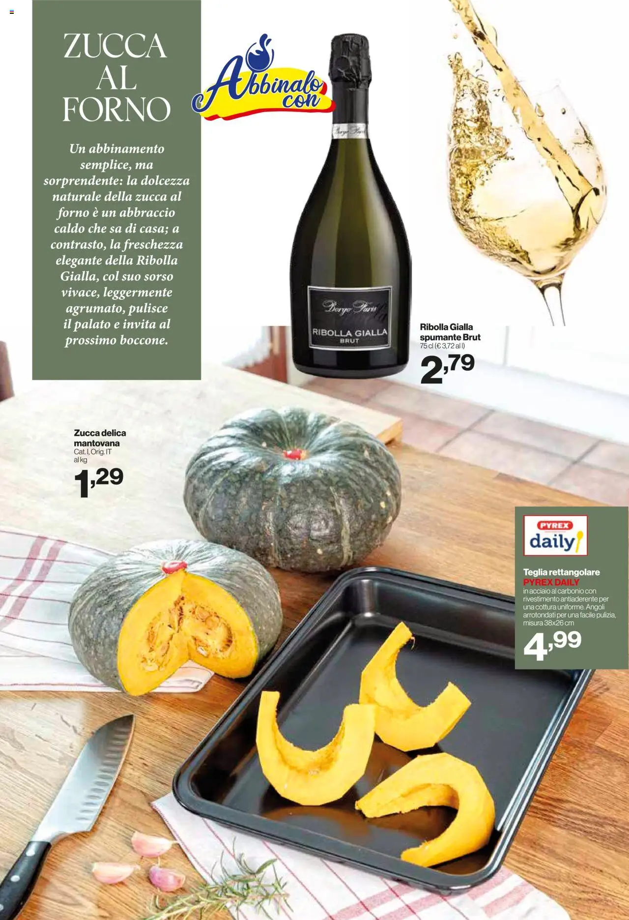 Volantino IN's del 08.10.2025 | Pagina: 10 | Prodotti: Teglia, Zucca, Spumante, Forno