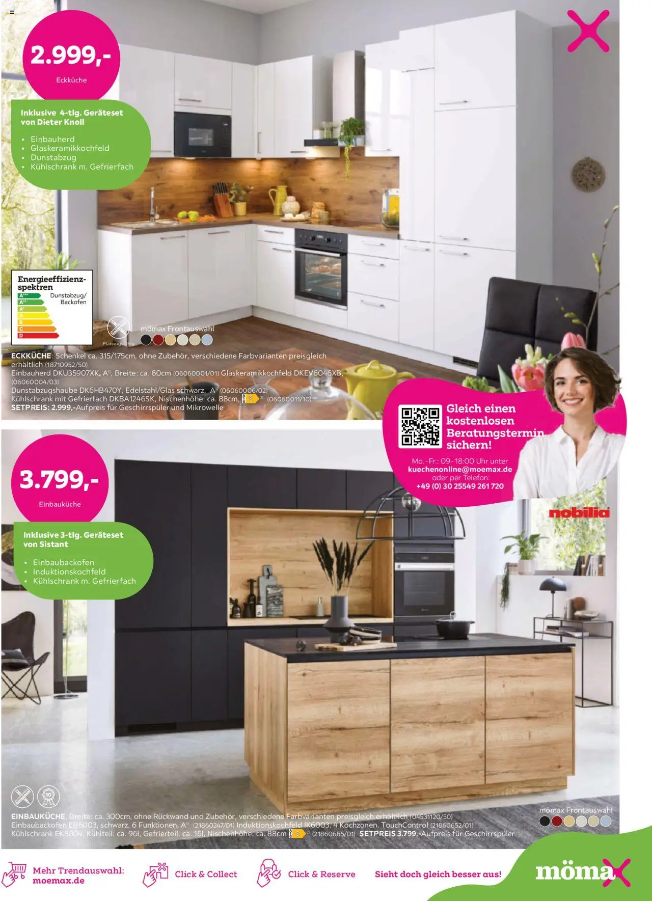 Mömax Prospekt 	 - gültig ab dem 11.08.2025 | Seite: 3 | Produkte: Mikrowelle, Backofen, Telefon, Uhr