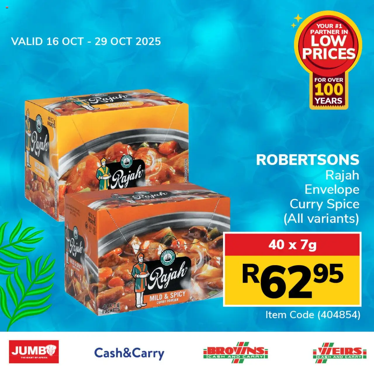 New Jumbo catalogue – valid from 16.10.2025 | Page: 1 | Products: Powder, Curry powder