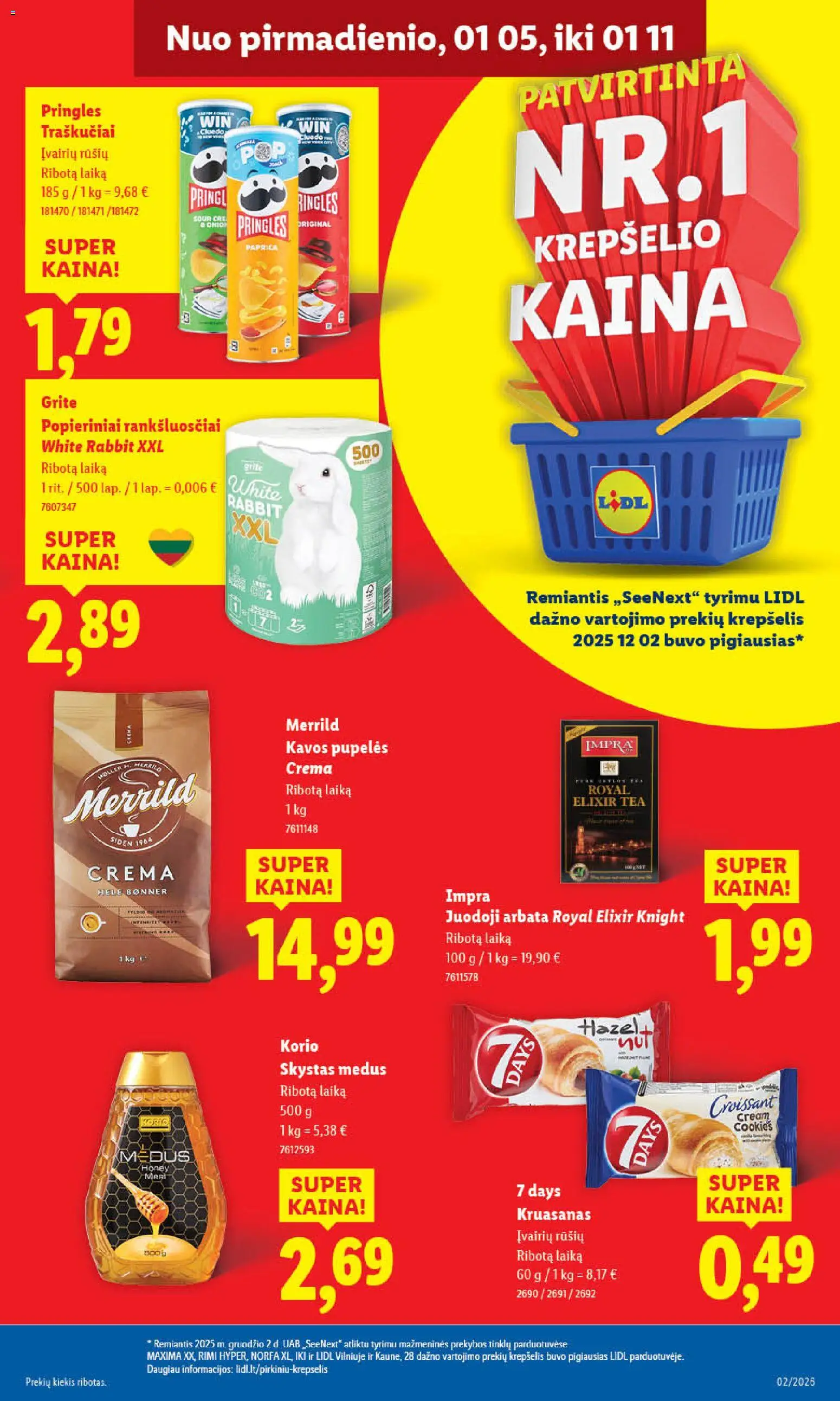 LIDL akcijos nuo 05.01.2026 | Puslapis: 13 | Prekių: Pupelės, Kavos pupelės, Arbata, Traškučiai