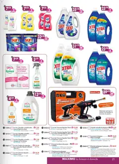 Maximo - Prévisualisation de Maximo catalogue epicerie valide à partir de 27.03.2026 | Page: 21 | Produits: Tuyau, Tuyau d’arrosage, Lessive, Vinaigre