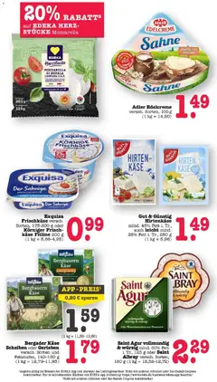 Edeka prospekt Offenbach	 ab 20.04.2026 gültig | Seite: 29 | Produkte: Milch, Mozzarella, Exquisa, Sahne