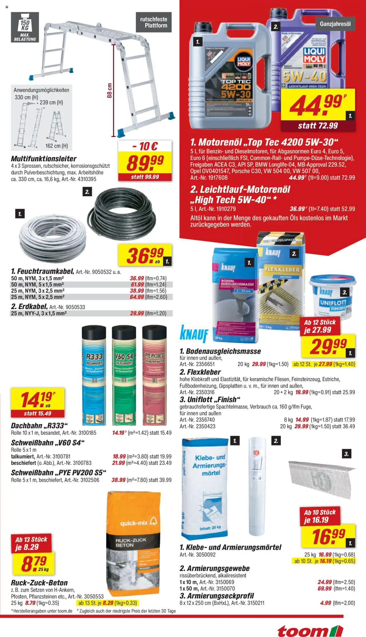 Toom Baumarkt Prospekt 	 - gültig ab dem 26.07.2025 | Seite: 7 | Produkte: Top, Finish