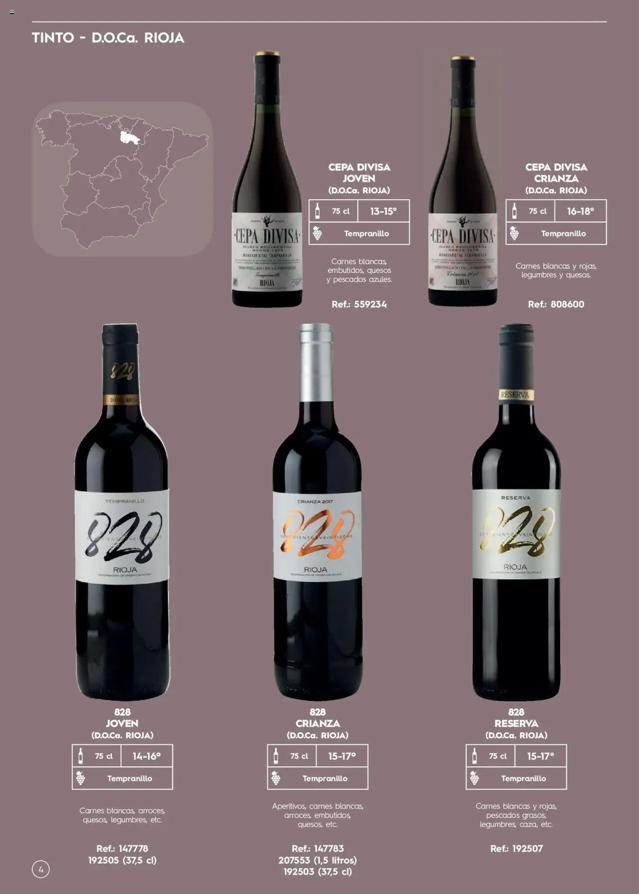 Makro Guia de vinos │ válido desde el 02.01.2025 | Página: 4