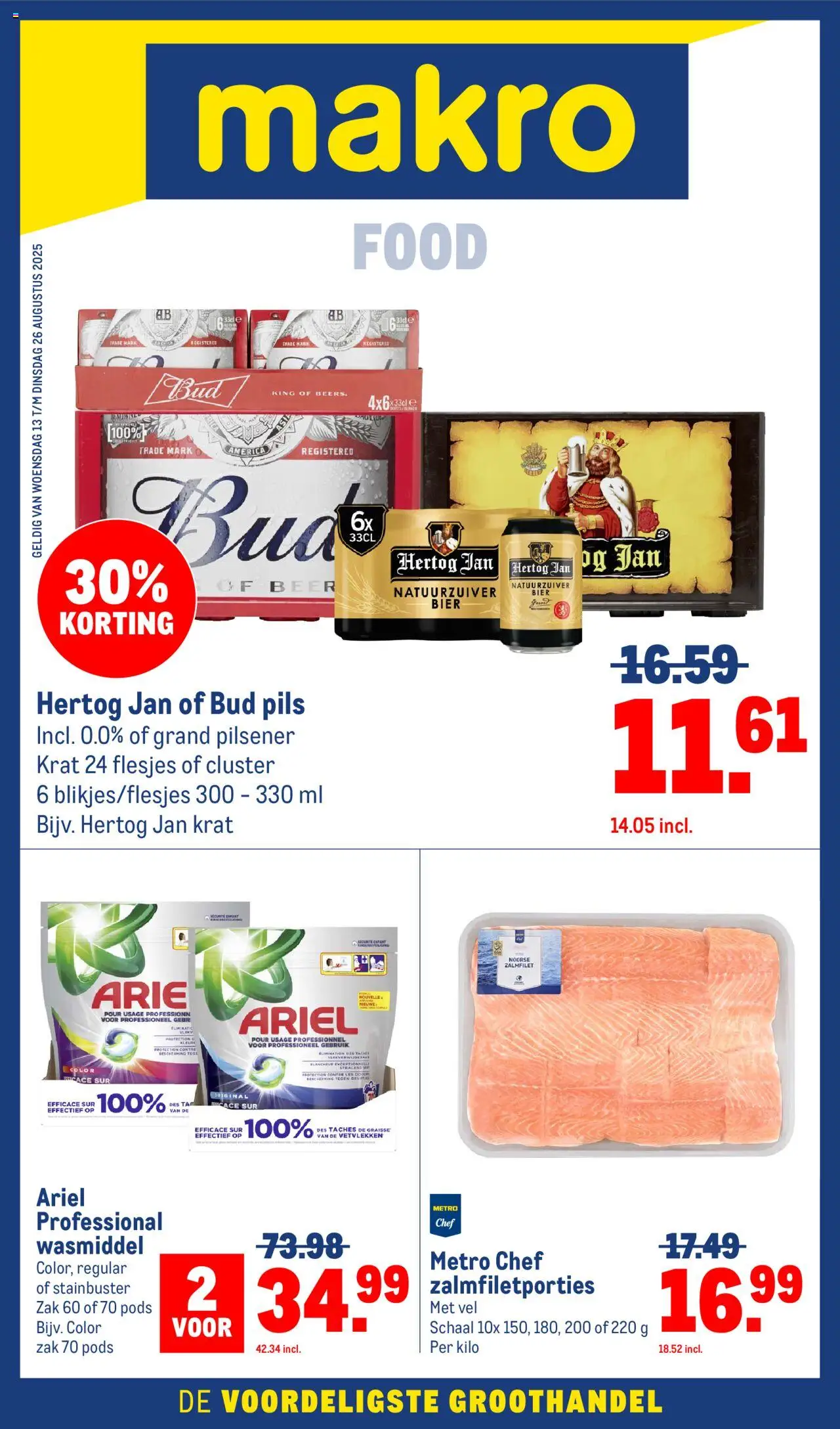  | Pagina: 1 | Producten: Wasmiddel, Bier, Schaal, Zak