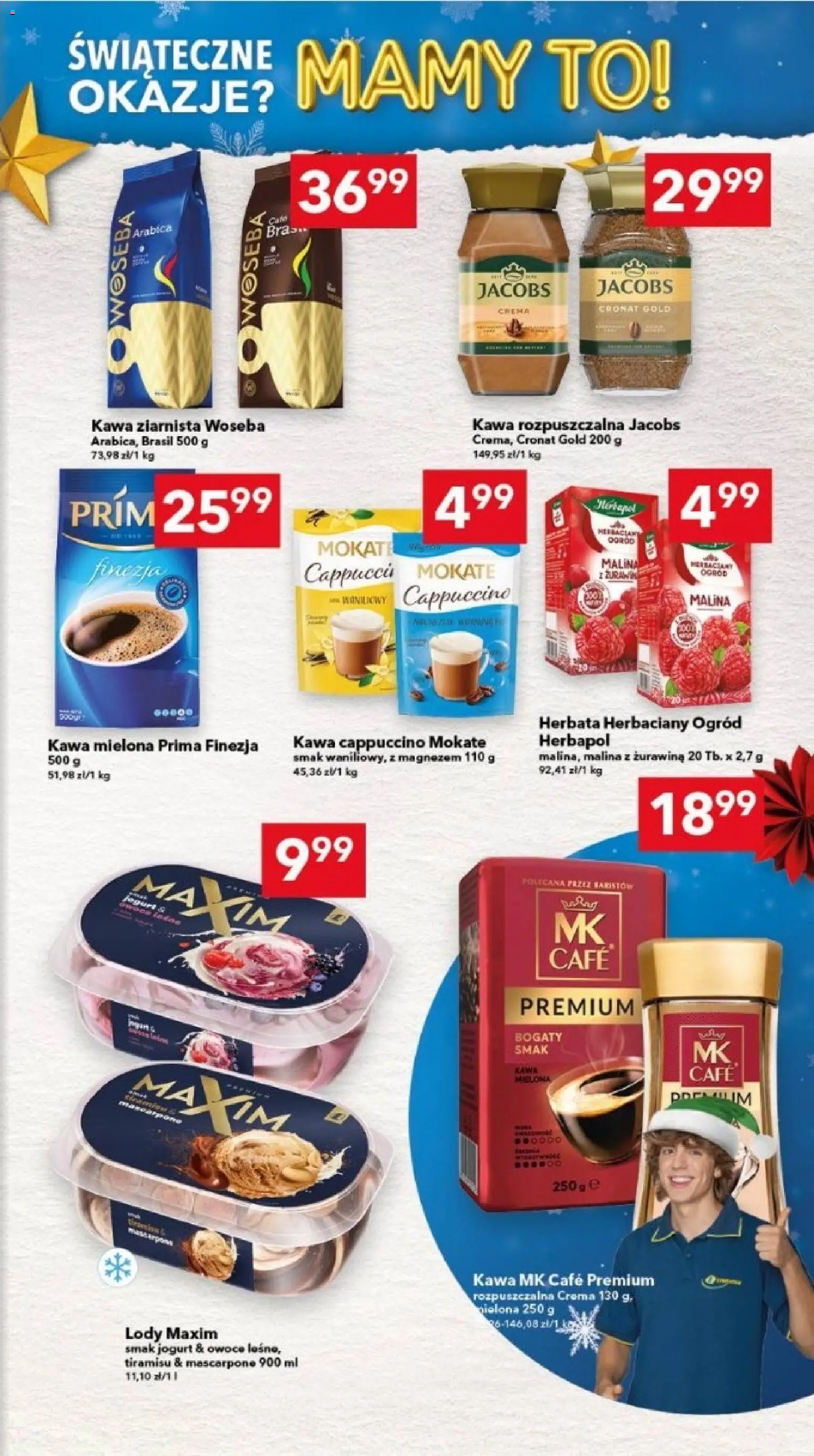 Lewiatan gazetka - Legnica od 17.12.2025 | Strona: 12 | Produkty: Malina, Tiramisu, Żurawina, Herbata