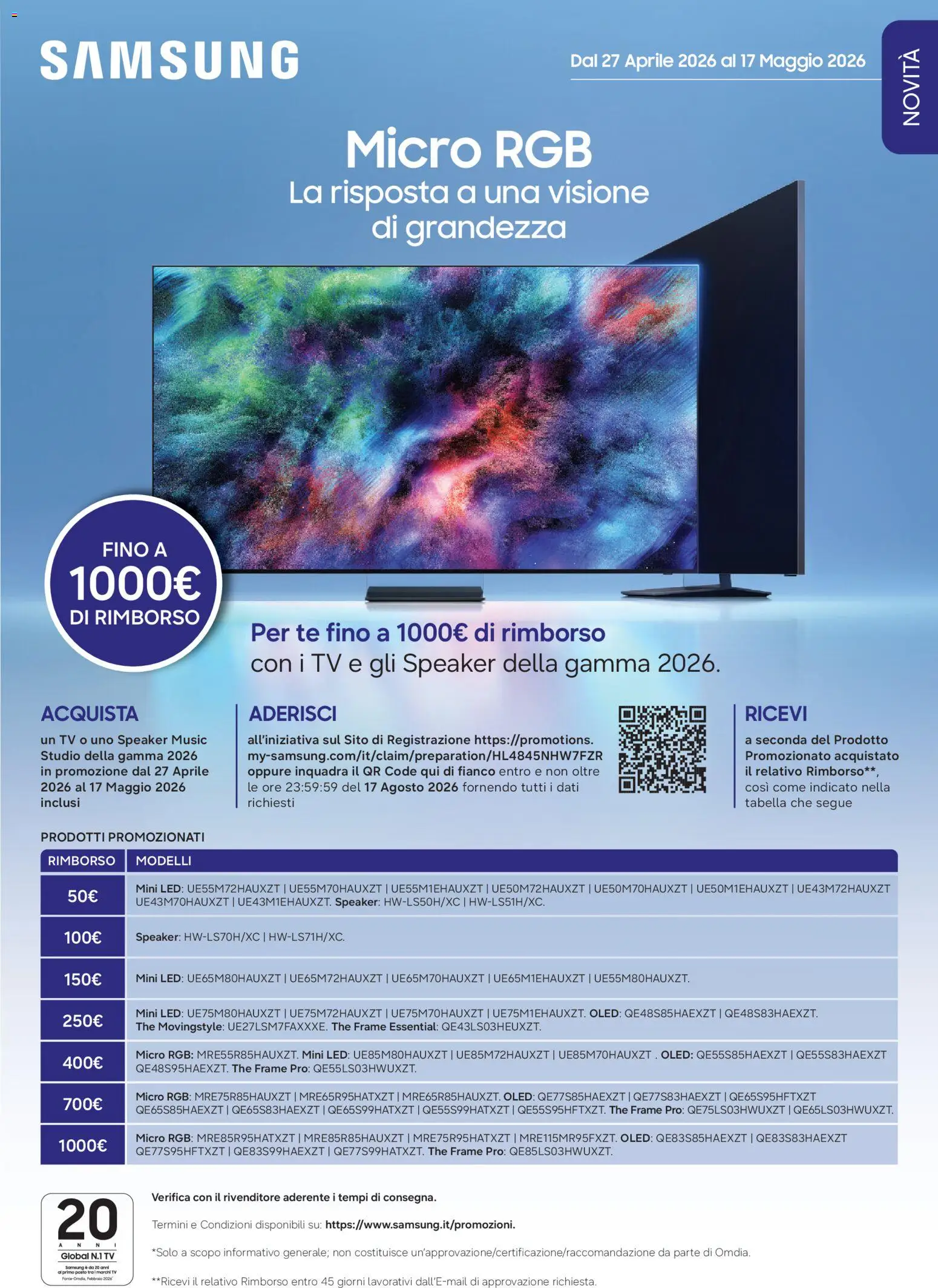 Volantino Trony del 28.04.2026 | Pagina: 38 | Prodotti: Tè, The, Speaker, Samsung