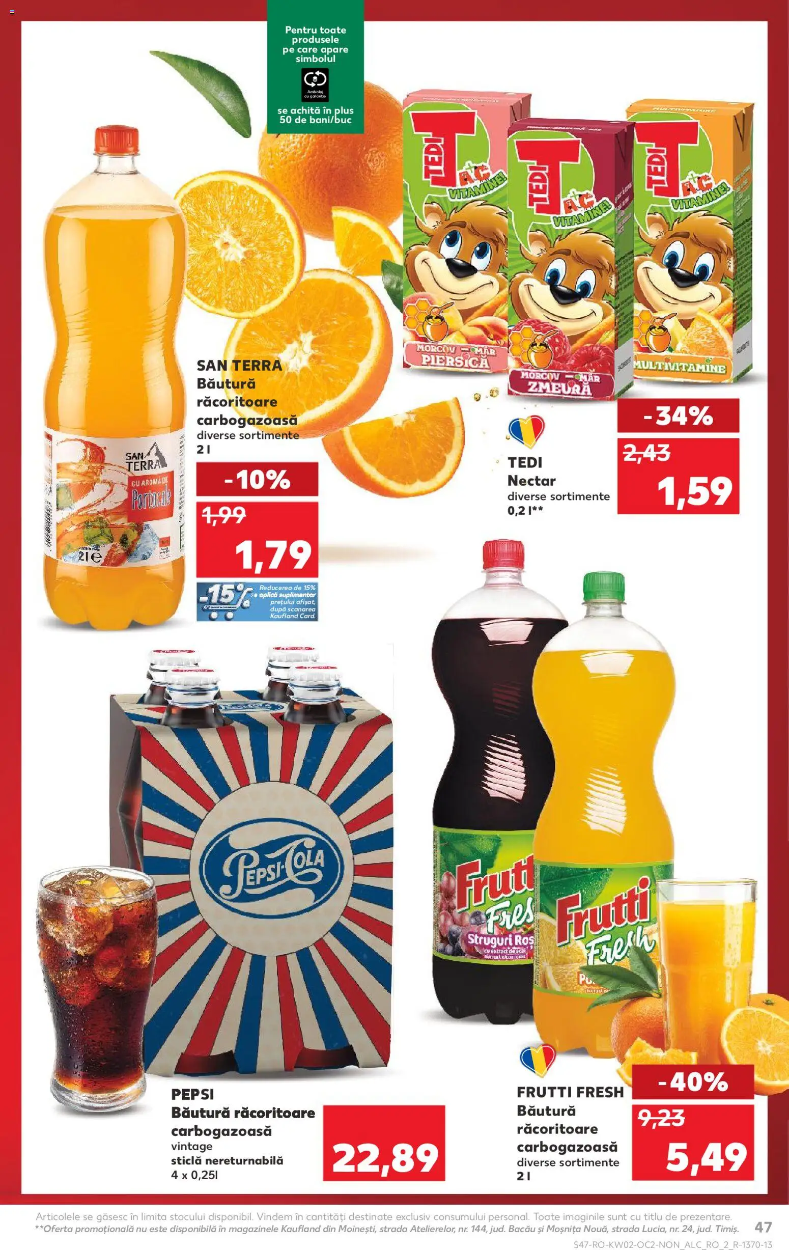 Noul catalog Kaufland – valabil de la 07.01.2026 | Pagină: 47 | Produse: Piersică, Struguri, Zmeură, Matériel de Street Workout