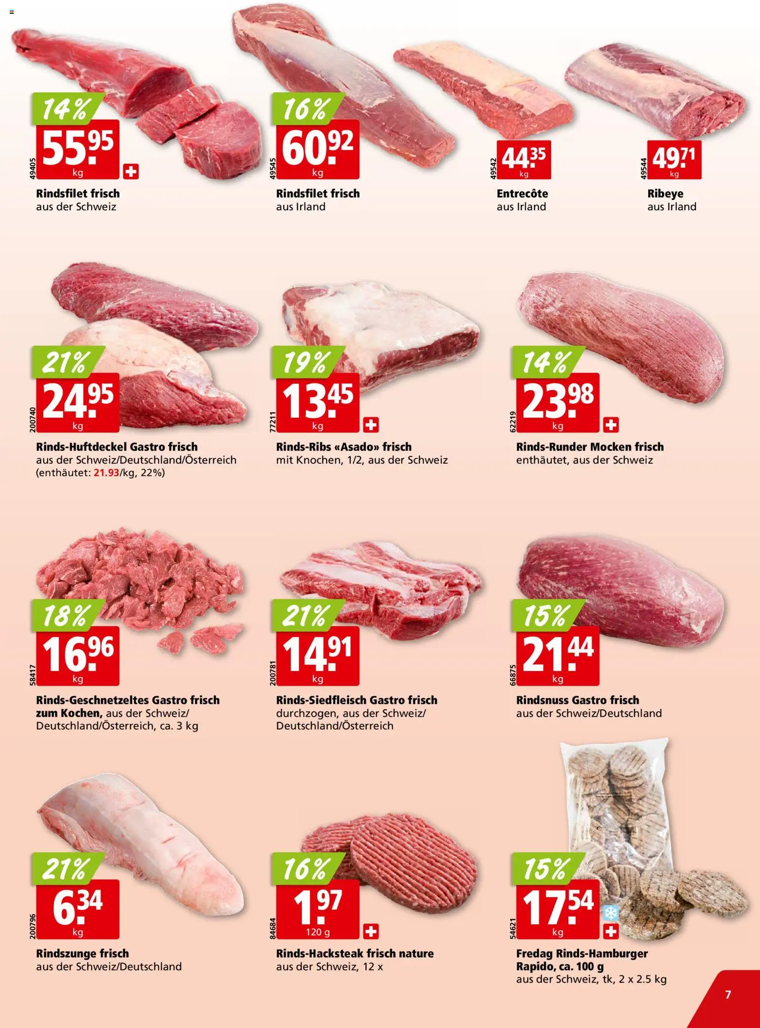 Aligro aktionen Chavannes, Matran, Genf, Sitten – gültig ab 06.04.2026 | Seite: 7