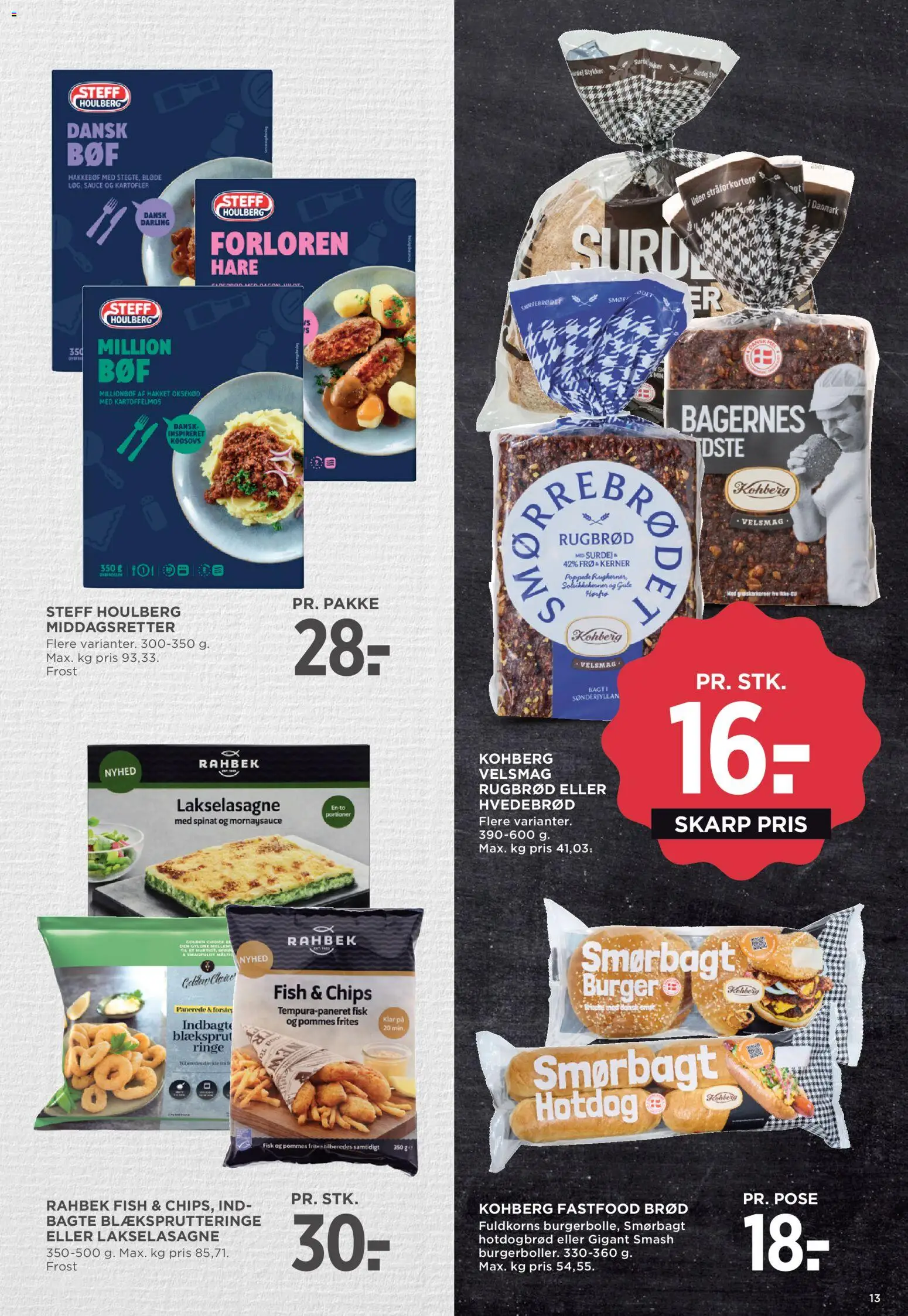 Meny tilbudsavis – gyldig fra 17.04.2026 | Side: 16 | Produkter: Fisk, Pommes frites, Kartofler, Mornaysauce