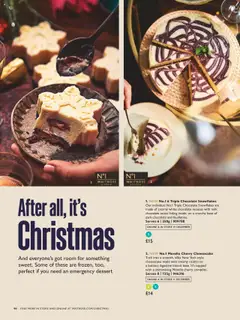 Preview of Waitrose - Christmas valid from 01.10.2025 | Page: 90 | Products: Sauce, Cheesecake, Milk, Chocolate
