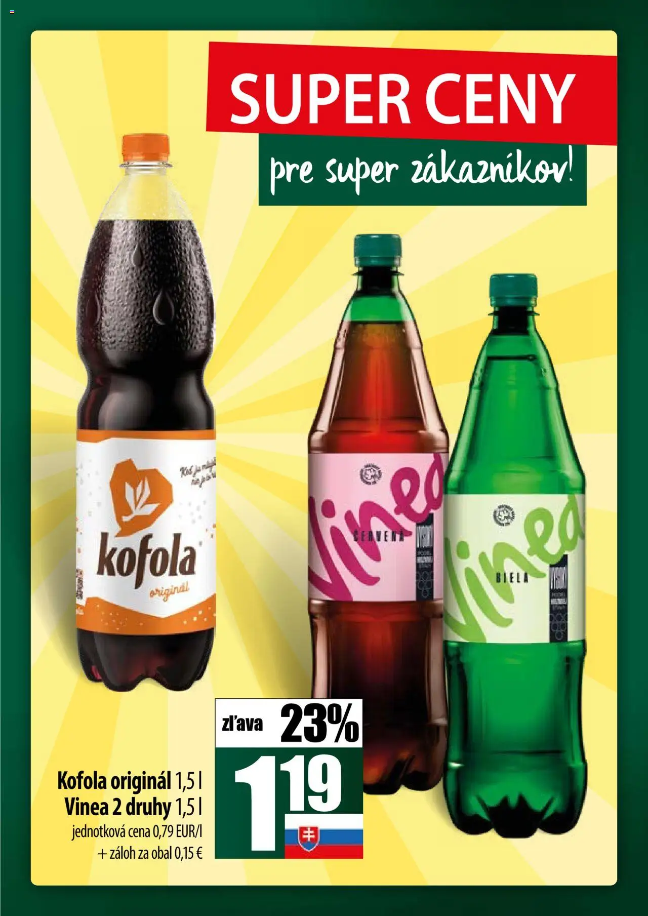 COOP Jednota široká ponuka │ platný od 17.07.2025 | Strana: 49 | Produkty: Kofola, Vinea