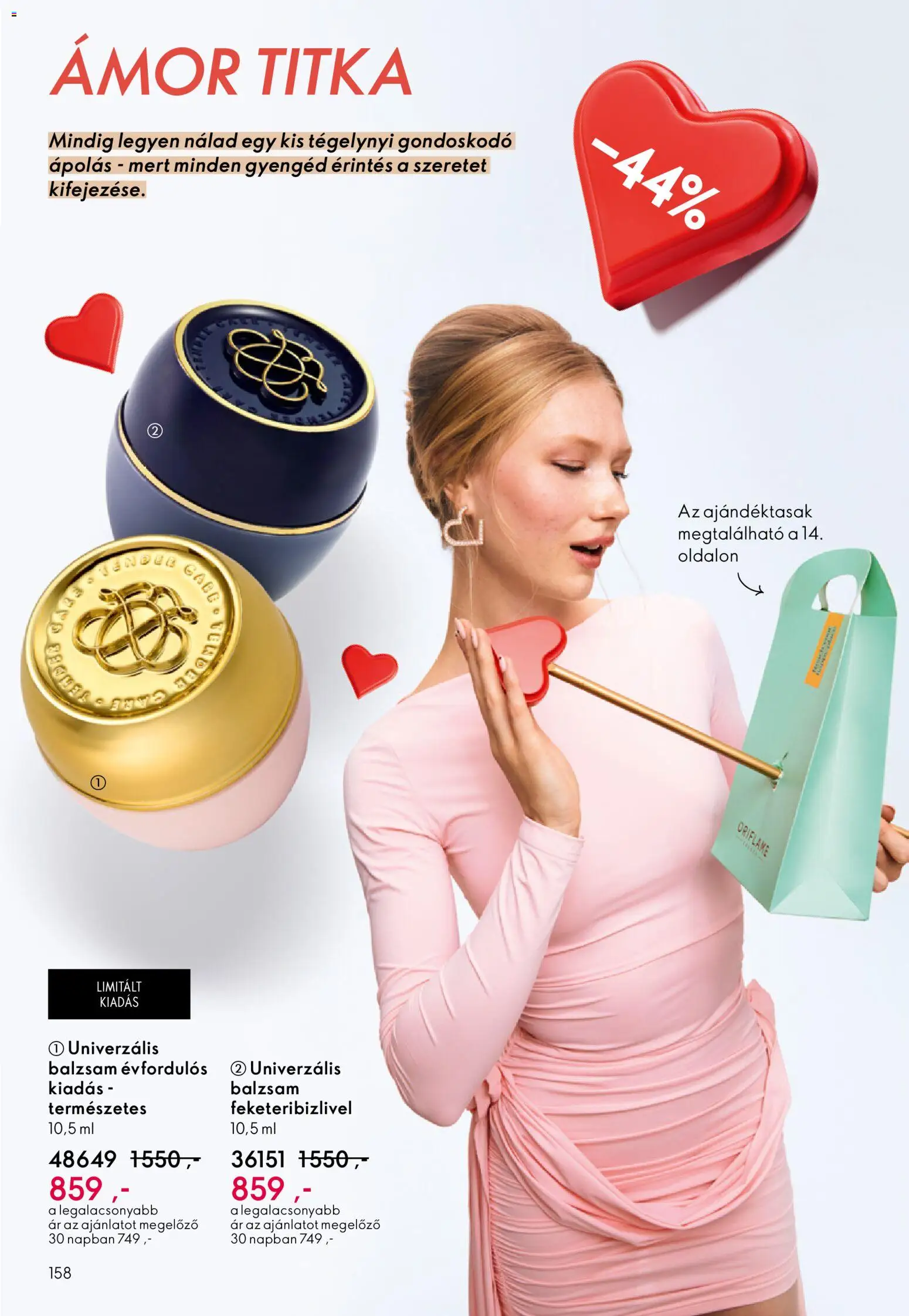 Oriflame akciós ujság - amely érvényes a következő dátumtól: 21.01.2026 | Oldal: 158