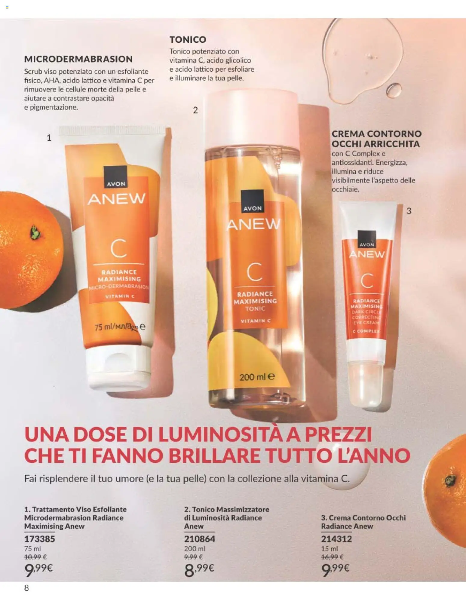 Volantino Avon del 31.12.2025 | Pagina: 8 | Prodotti: Crema, Scrub