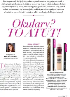 Pogląd oferty "HEBE PROFESSIONAL Transparent Brow Fixer, transparentny żel do utrwalania brwi, 2,8 g" - ważna od 01.03.2026 | Strona: 95 | Produkty: Okulary, Korektor, Kredka do oczu, Fixer