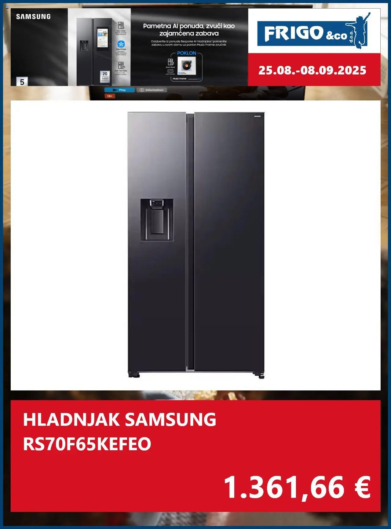 FRIGO & Co. katalog | vrijedi od 25.08.2025 | Stranica: 2 | Proizvodi: Zvučnik, Hladnjak