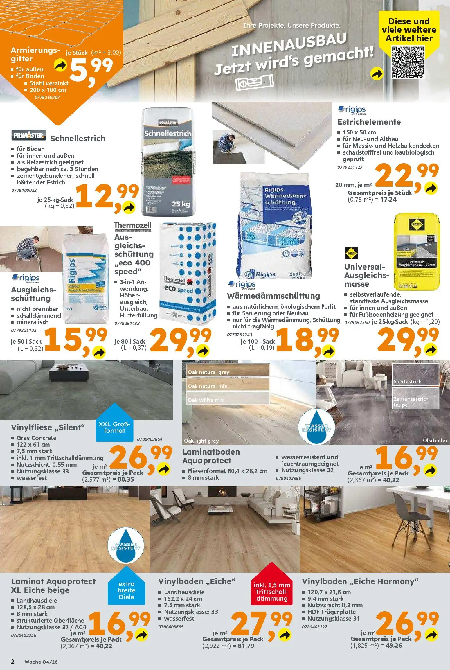 Globus Baumarkt Prospekt 	 – gültig ab 19.01.2026 | Seite: 2