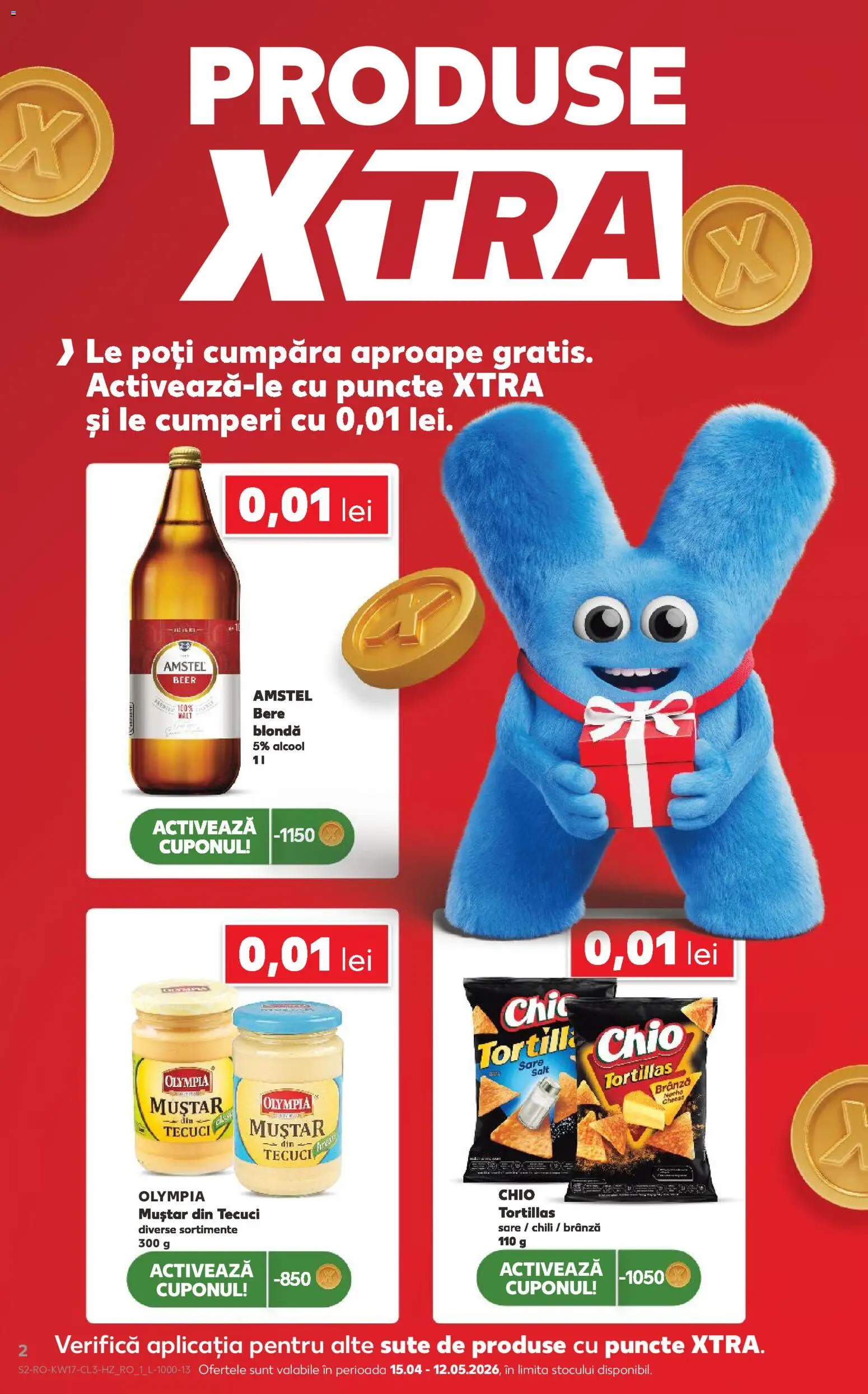 Noul catalog Kaufland – valabil de la 22.04.2026 | Pagină: 2 | Produse: Brânză, Bere, Muștar, Sare