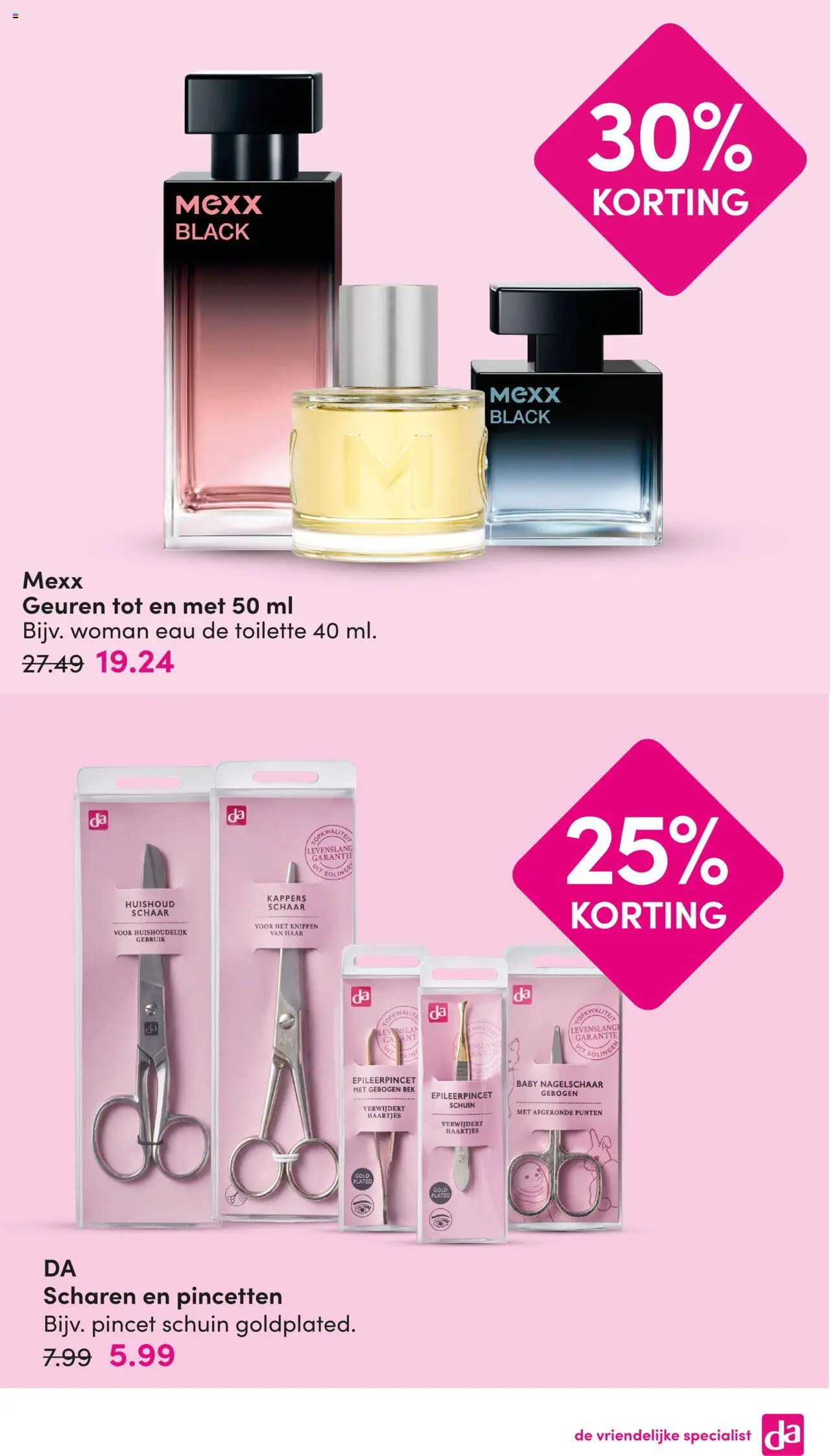 {H1} | Pagina: 25 | Producten: Schaar, Geuren, Eau de toilette