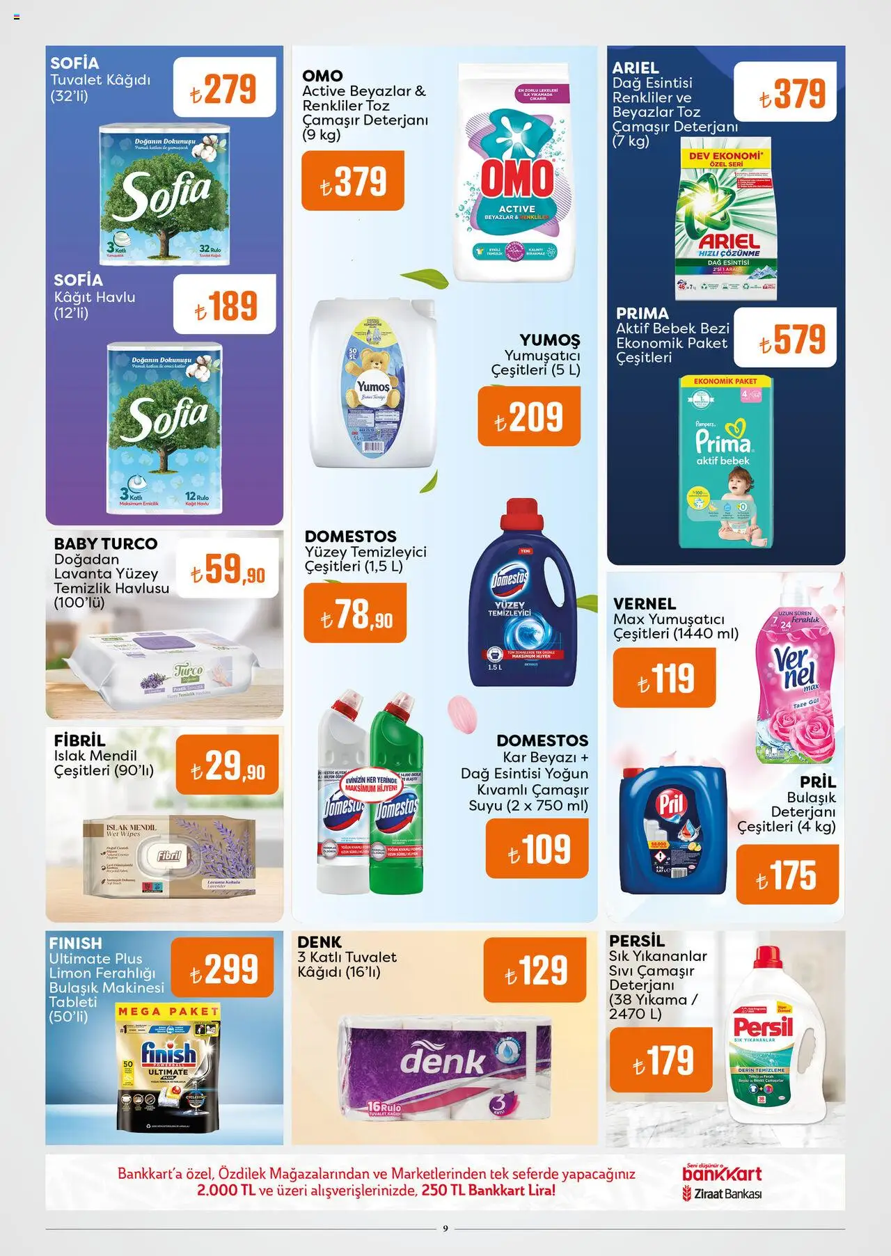Özdilek Katalog - 24.09.2025 tarihinden itibaren geçerlidir | Sayfa: 9 | Ürünler: Tuvalet, Çamaşır deterjanı, Bulaşık deterjanı, Bulaşık makinesi