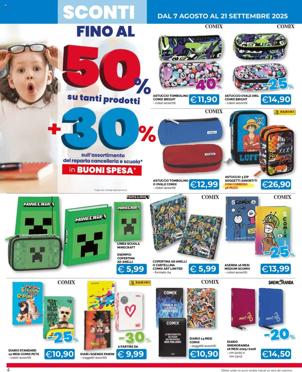Volantino Mercatò del 07.08.2025 | Pagina: 4 | Prodotti: Astuccio