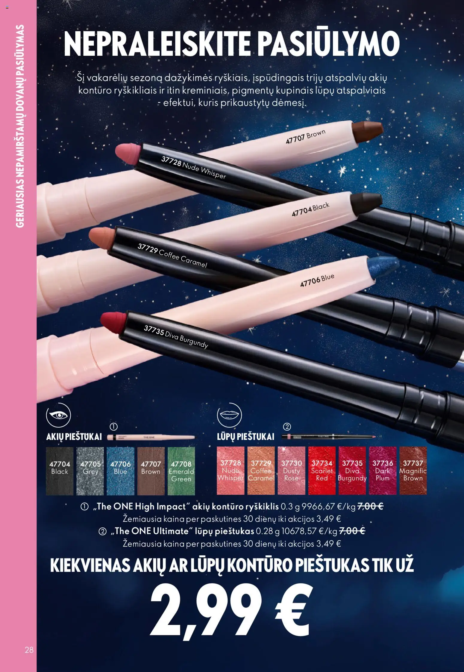 Oriflame akcijos nuo 10.12.2025 | Puslapis: 28