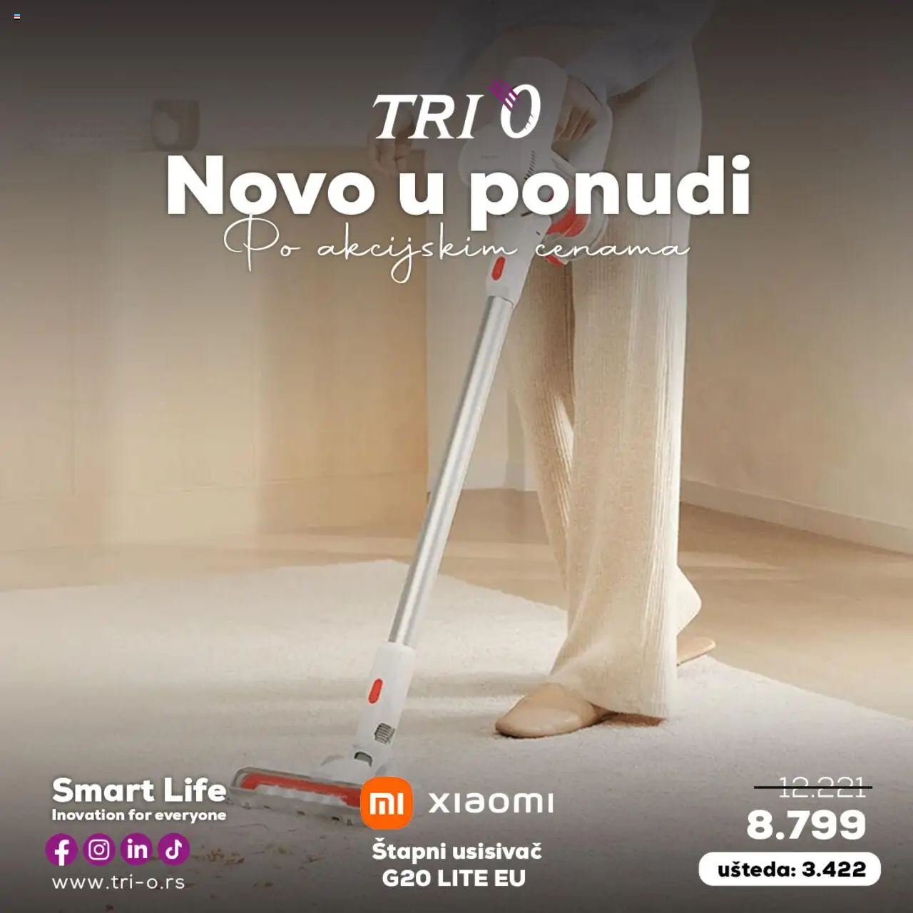 Tri O katalog - važi od 18.10.2025 | Strana: 7 | Proizvode: Usisivač, Xiaomi, Štapni usisivač