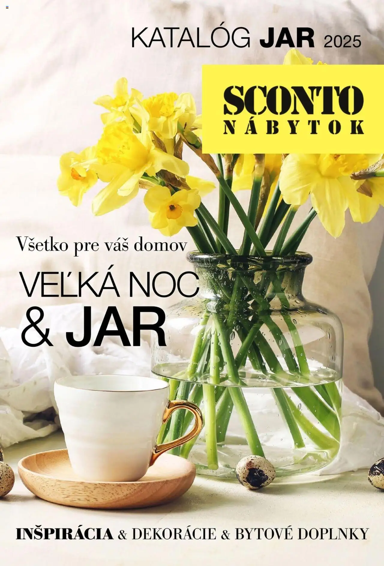 Nové Sconto nábytok akcie – leták je platný od 03.03.2025 | Strana: 1 | Produkty: Nábytok, Jar