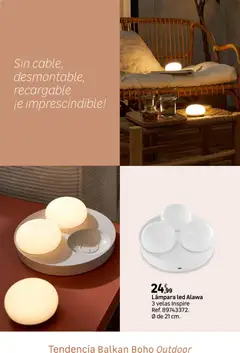 Vista previa Leroy Merlin catálogo Decoración válido desde el 12.03.2026 | Página: 94 | Productos: Βραχιόλι, Lámpara